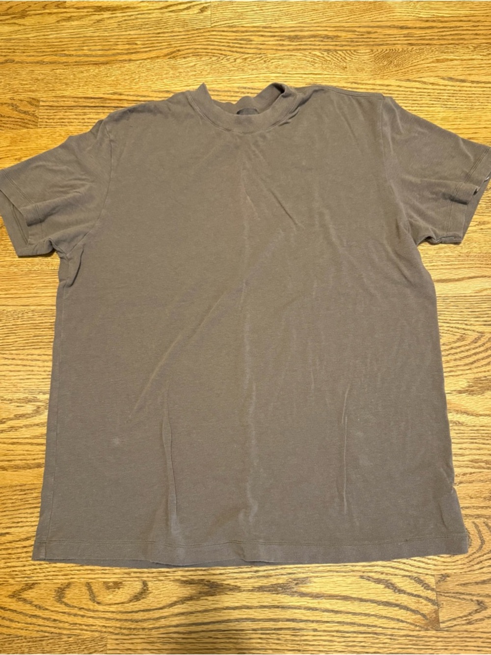 SKIMS Short Sleeve Crew Tee in Brown